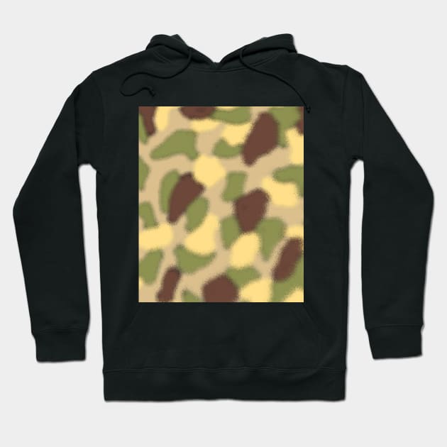 Military Camouflage Army Green Camo Pattern through glass Hoodie by JonDelorme